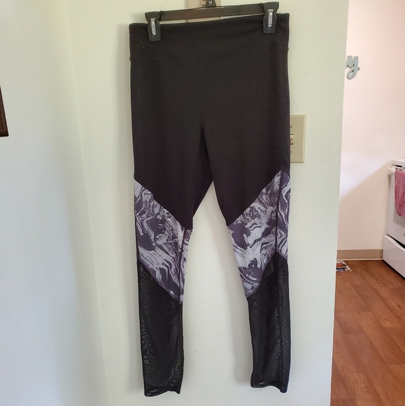 SO Yoga 👖 Pants, mesh like bottom Large - Picture 2 of 4